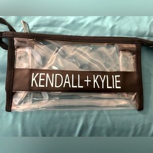 Kendall+Kylie Clear Makeup Bag NWOT